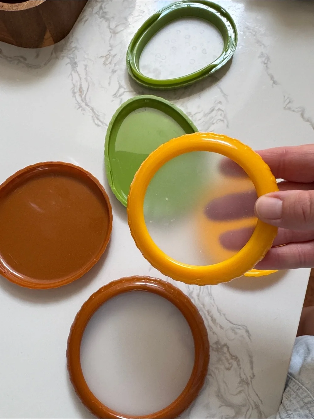 Vegetable keepers - Green, Orange, Brown